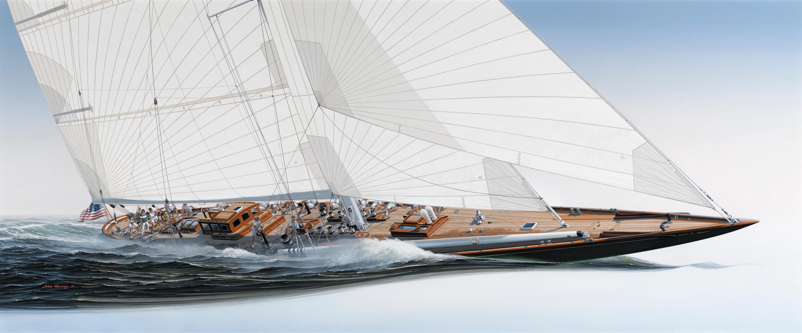 Sir Thomas Lipton´s Shamrock-V J Class Yacht